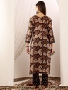 Black Printed Suit Set