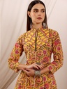Yellow Floral Suit Set 