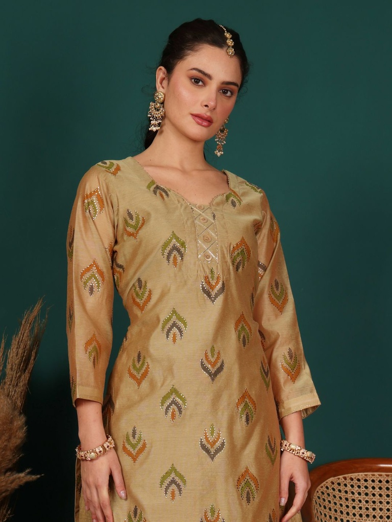 Chanderi Suit Set 
