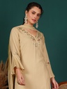 Rayon V Neck Suit Set 