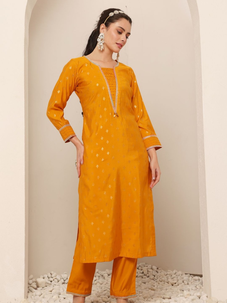 Chanderi Silk Suit Set 