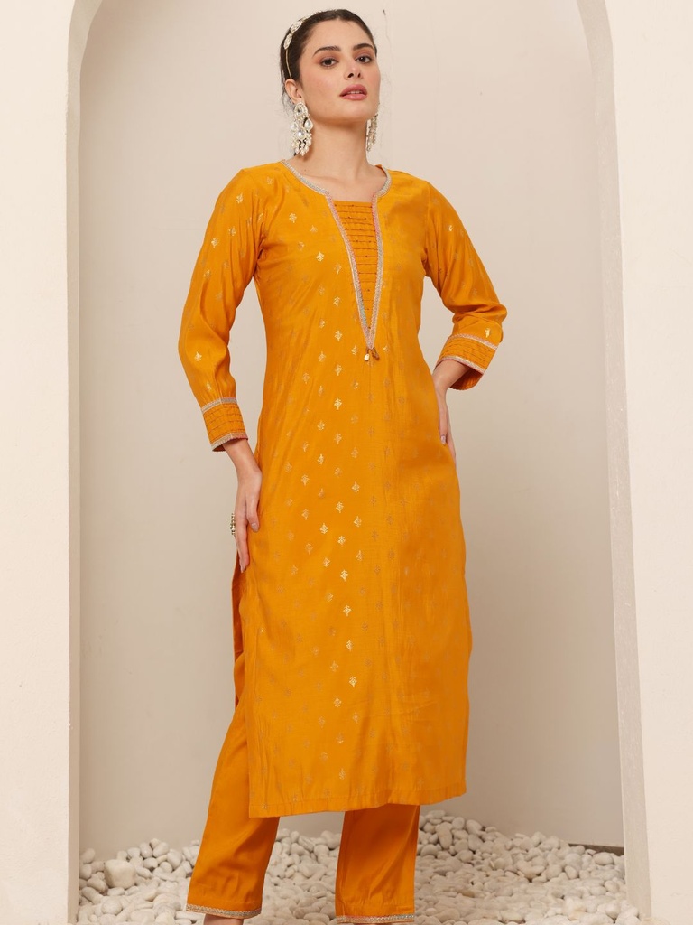 Chanderi Silk Suit Set 