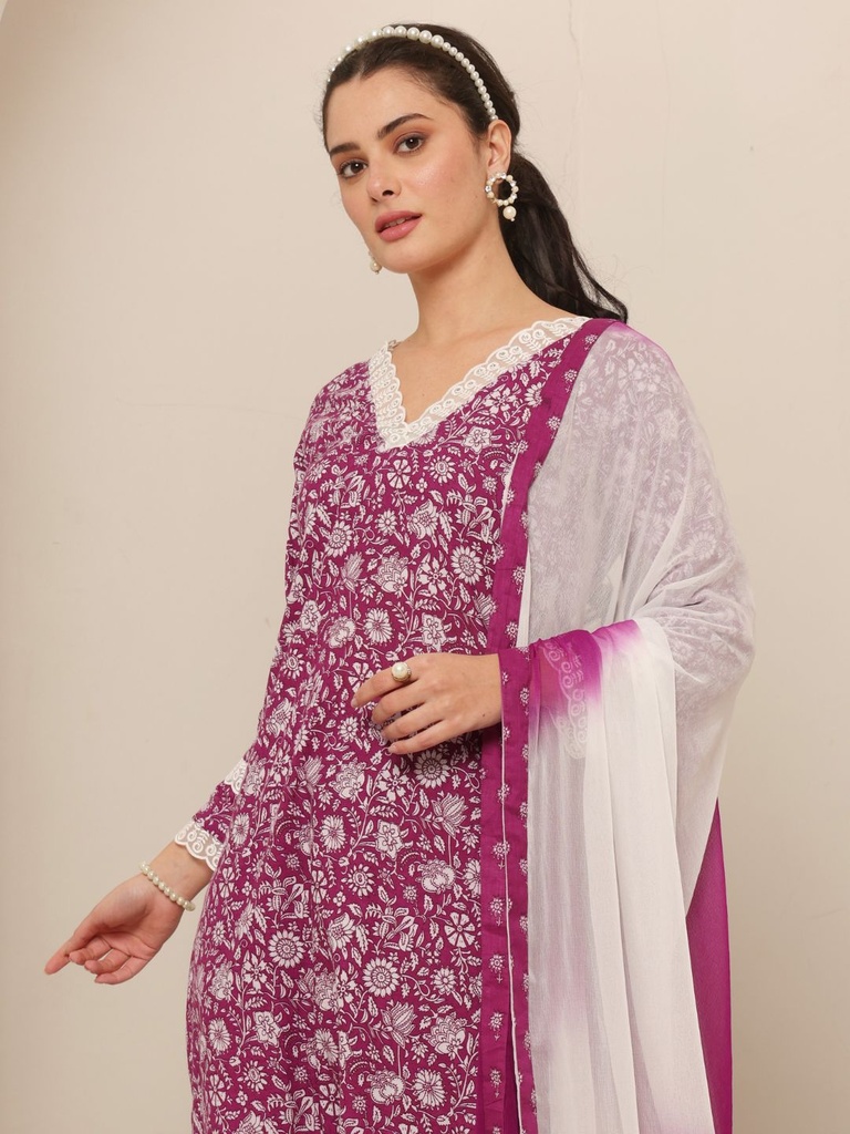 Pure Cotton Kurt Set 