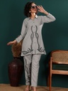 Embroidered Top With Trouser Co-Ords