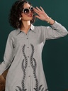 Embroidered Top With Trouser Co-Ords