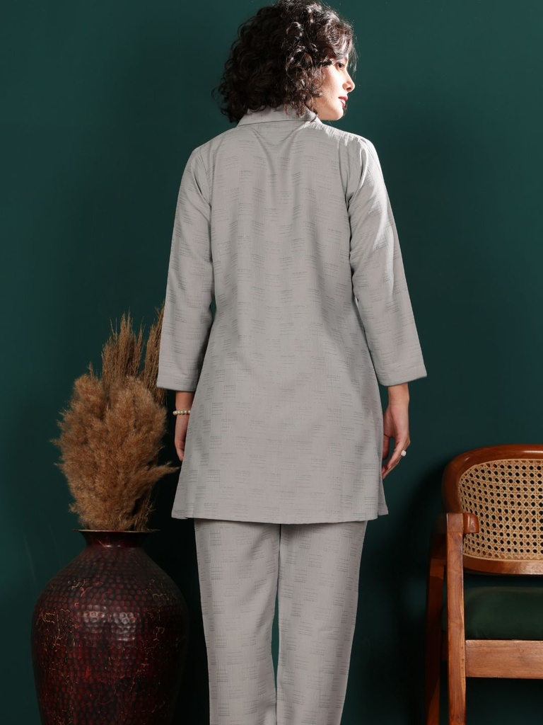 Embroidered Top With Trouser Co-Ords