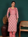 Yoke Printed Suit Set 