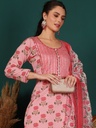 Yoke Printed Suit Set 