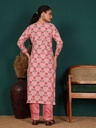 Yoke Printed Suit Set 