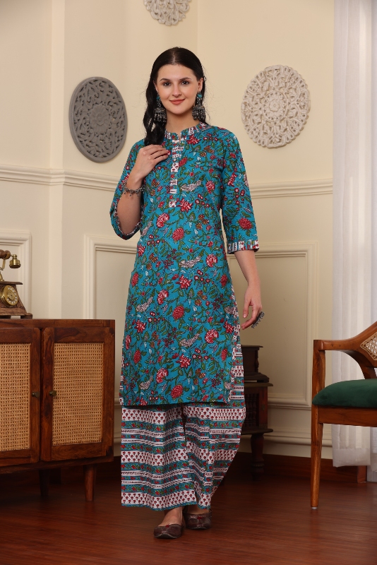 Cotton Kurti Set 