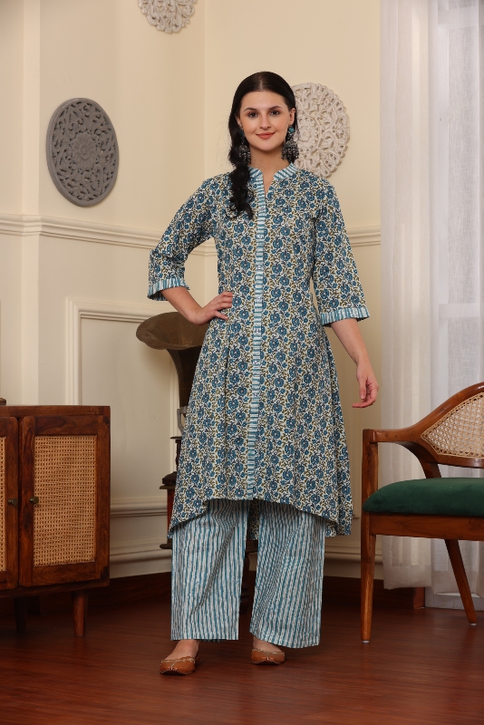 Printed Kurti Set 