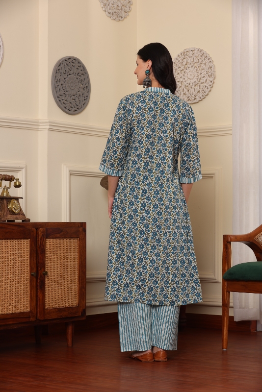 Printed Kurti Set 