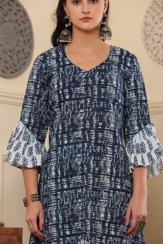 Frill Ruffle Kurti 