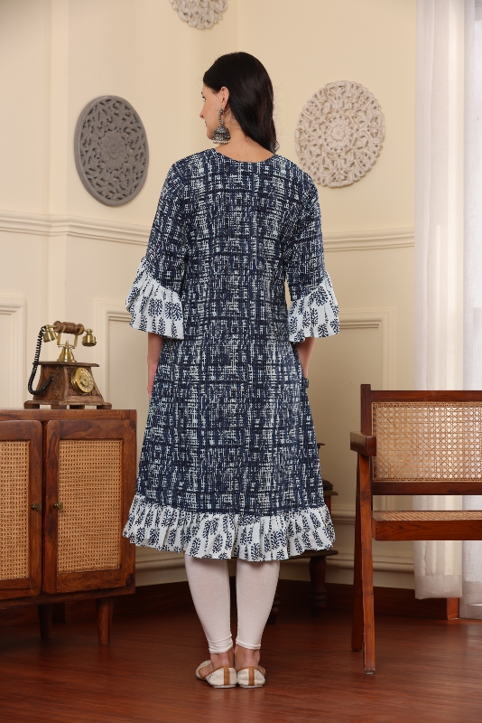 Frill Ruffle Kurti 