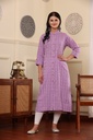 Mandarin Collar Cotton kurti
