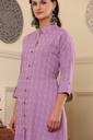Mandarin Collar Cotton kurti