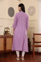 Mandarin Collar Cotton kurti