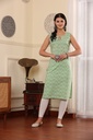 Sleeveless Printed Kurti