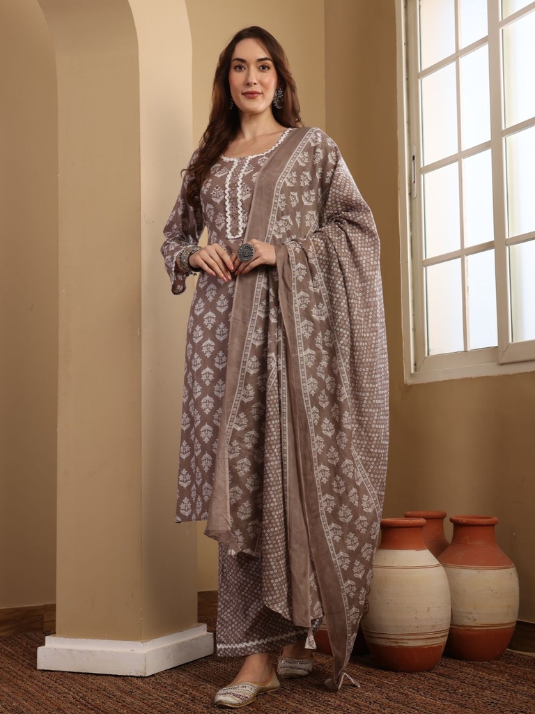 Printed Suit Set