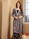 V-Neck Cotton Suit Set 