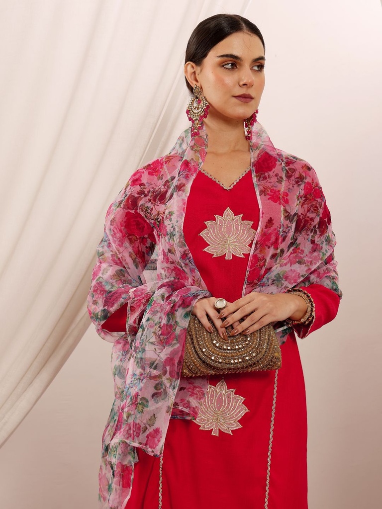 Pink Lotus Suit Set