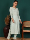 Chanderi Sea Green Suit Set