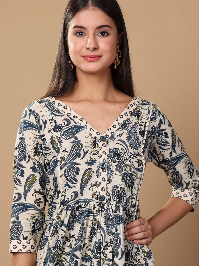 Cotton Printed Suit Set 