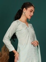 Chanderi Sea Green Suit Set