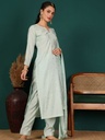 Chanderi Sea Green Suit Set
