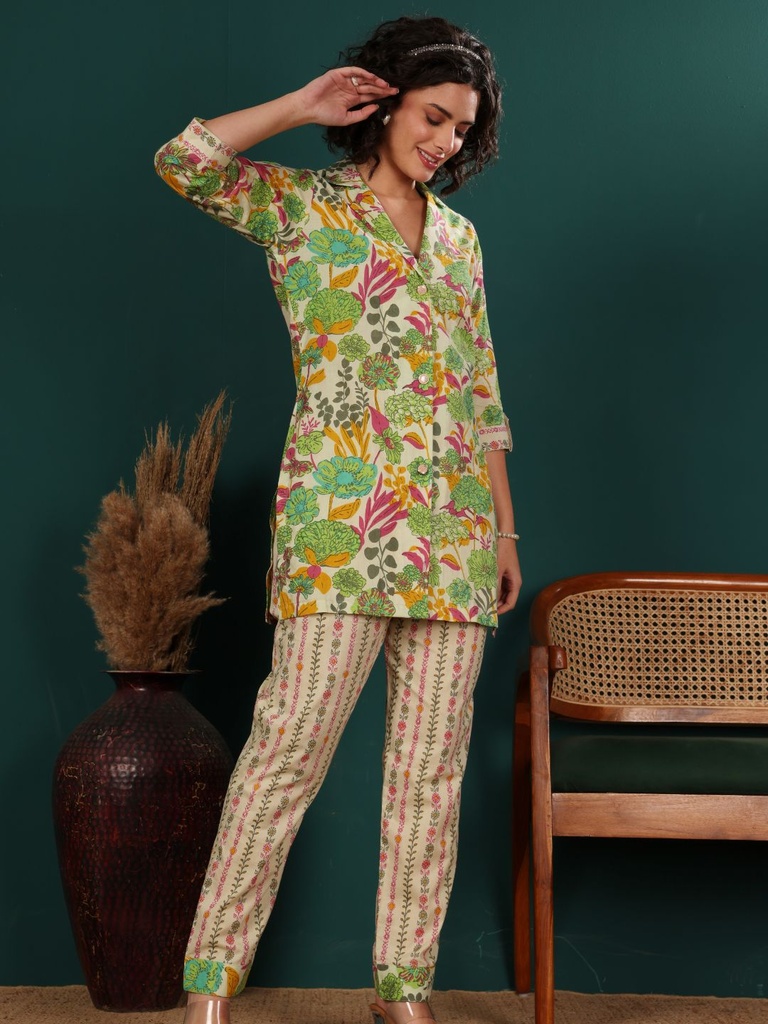 Floral Printed Co-ord Set 