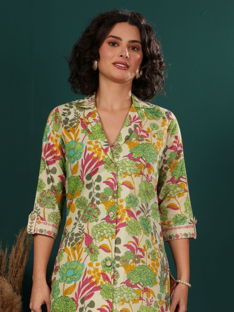 Floral Printed Co-ord Set 