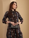 Printed Black Co-ord Set 