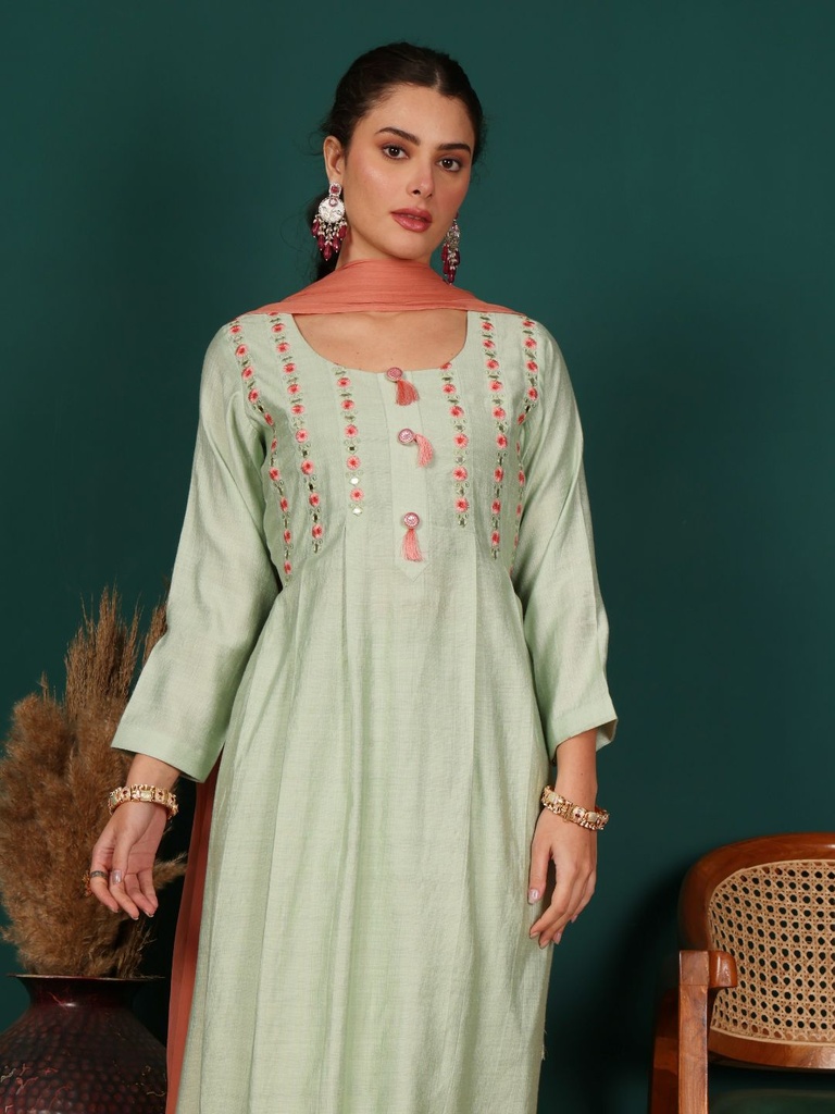Silk Suit Set