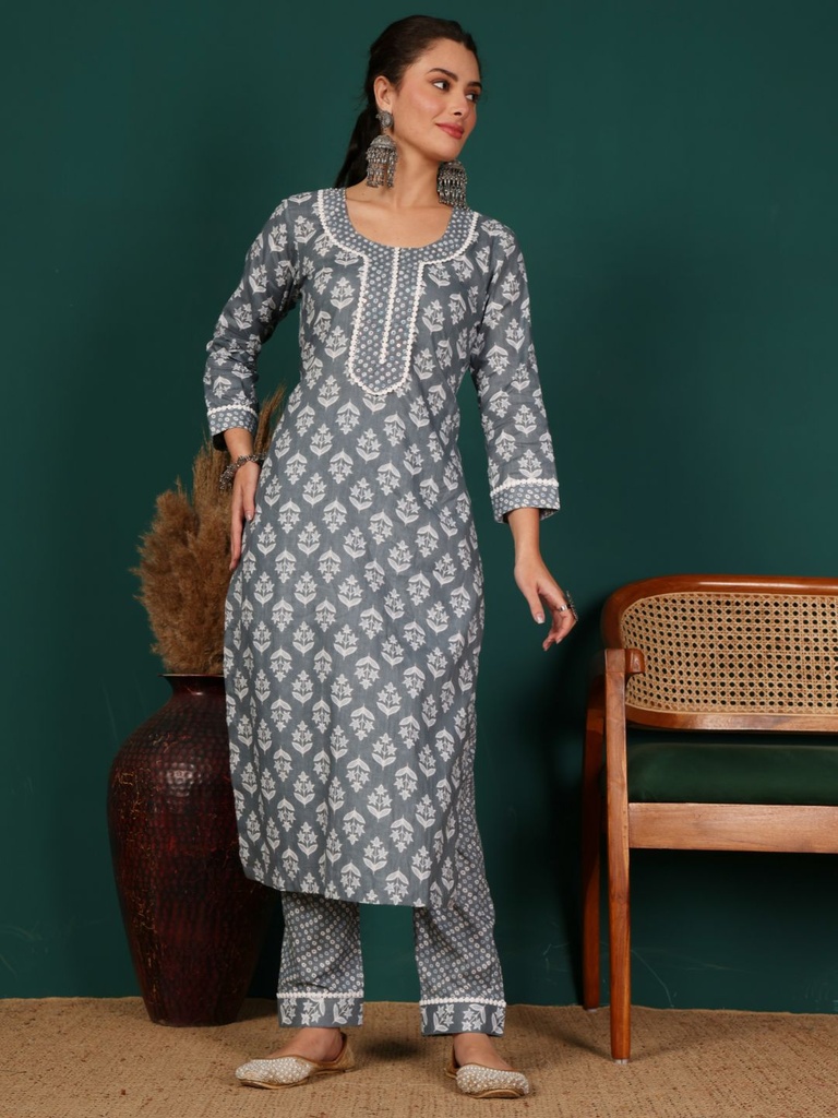 Pure Cotton Suit Set 
