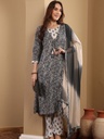 Printed Embroidered Suit Set