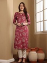 Pink Silk Cotton Suit Set