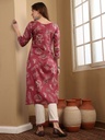 Pink Silk Cotton Suit Set
