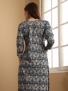 Blue Printed Suit Set