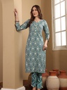 Embroidered Miror Suit Set