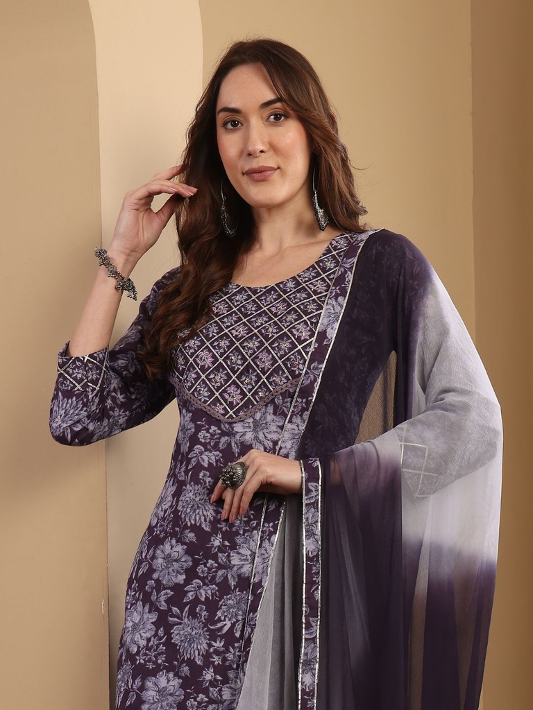 Gotta Patti Embroidered Suit Set
