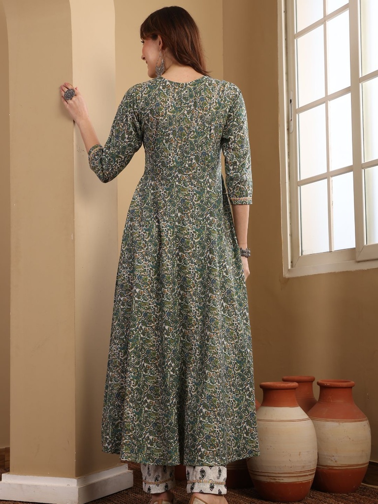 Yoke Pattern Anarkali Suit Set