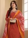 Yoke Pattern Suit Set 