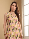 Chikankari Printed Kurti 