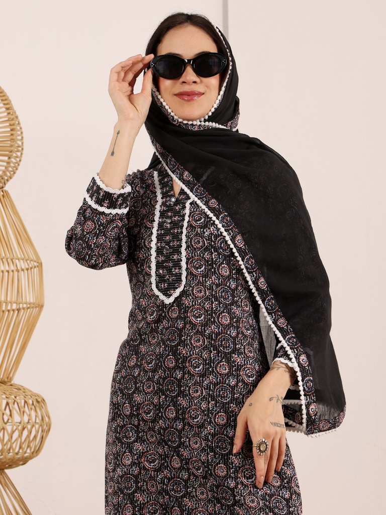 Navy Classic Print