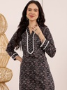 Navy Classic Print