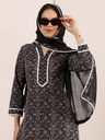 Navy Classic Print