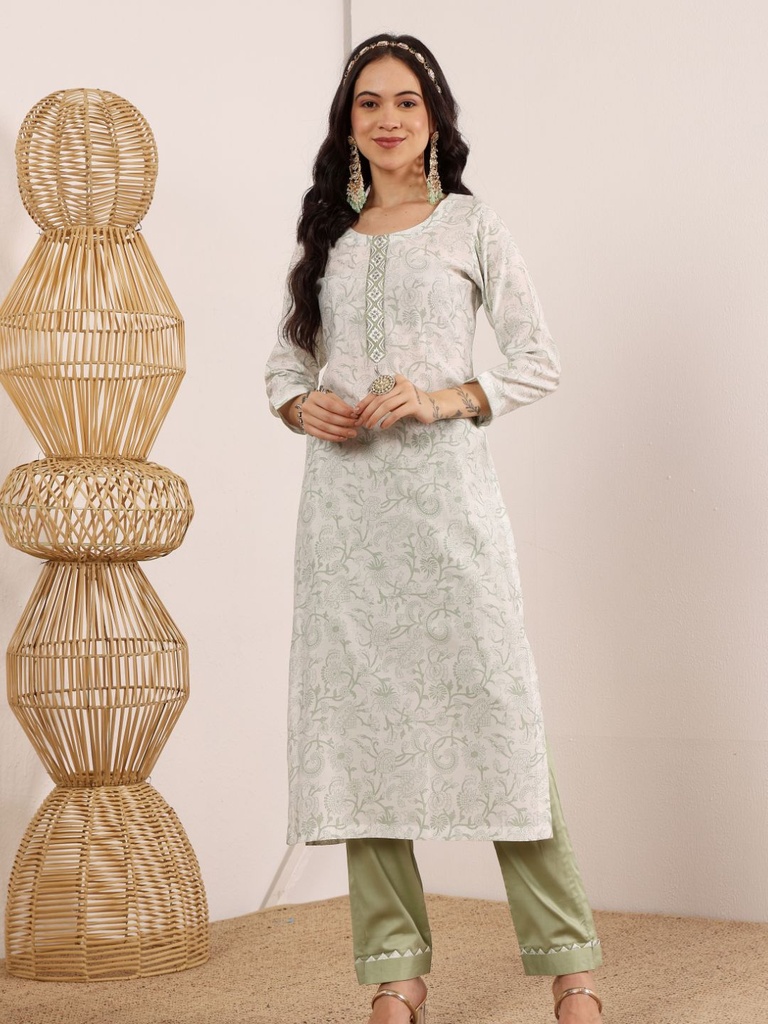 Floral Elegance With Kurta Set 