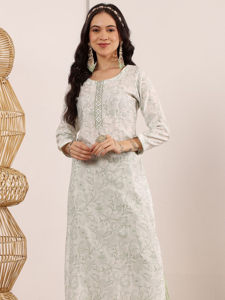 Floral Elegance With Kurta Set 