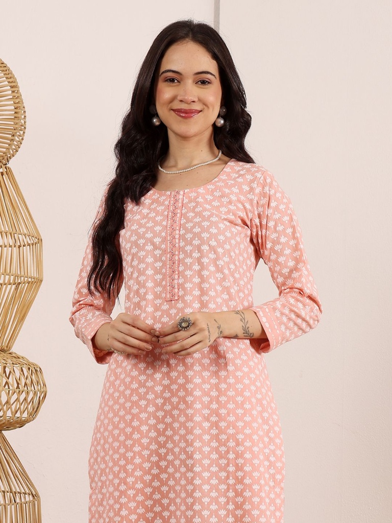 Embroidered Peach Blossom 