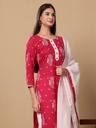 Pink Cotton Suit Set